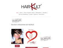 Tablet Screenshot of hairkult.com